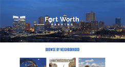 Desktop Screenshot of fortworthparking.com